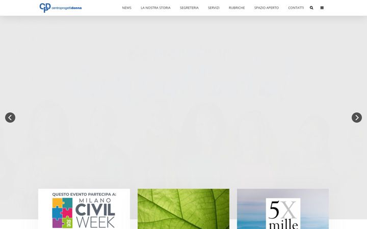 Screenshot of cpdonna.it