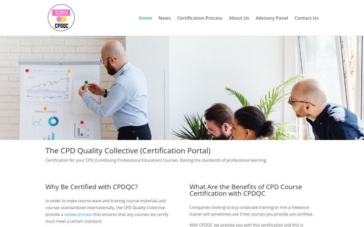 Képernyőkép: cpdqualitycollective.org