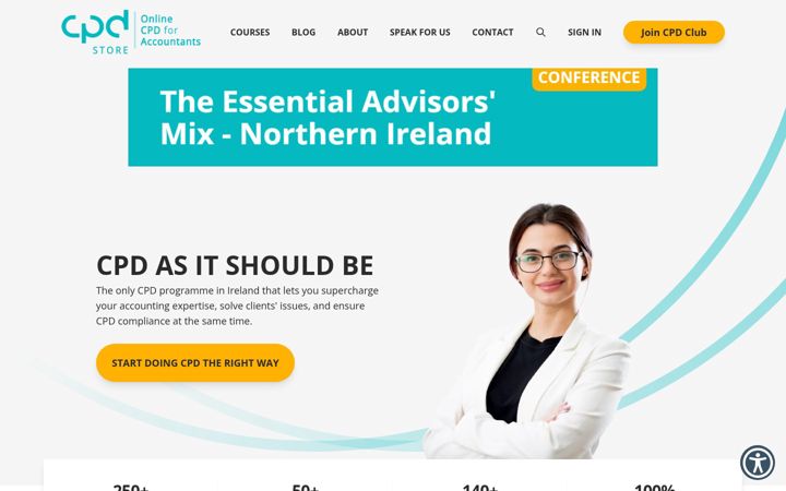 Screenshot of cpdstore.com