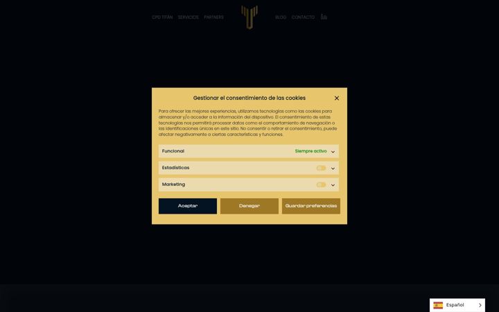 Screenshot of cpdtitan.com