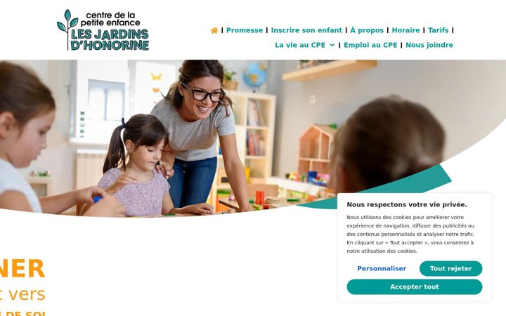 Screenshot of cpejh.ca