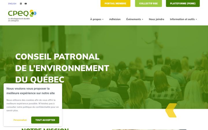 Screenshot of cpeq.org