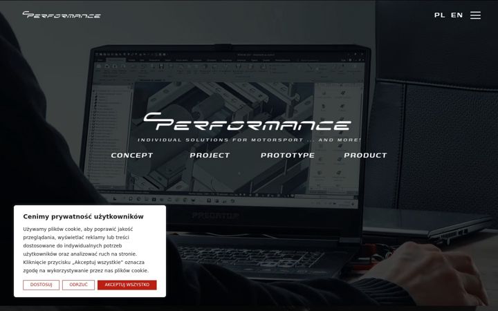 Screenshot of cperformance.pl