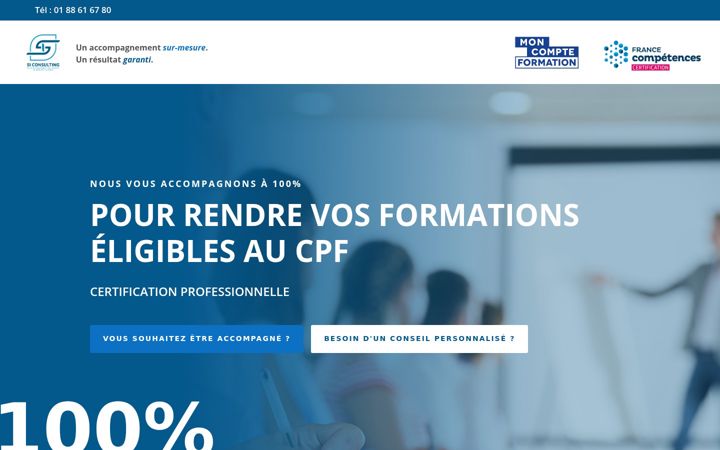 Screenshot of cpf-siconsulting.fr