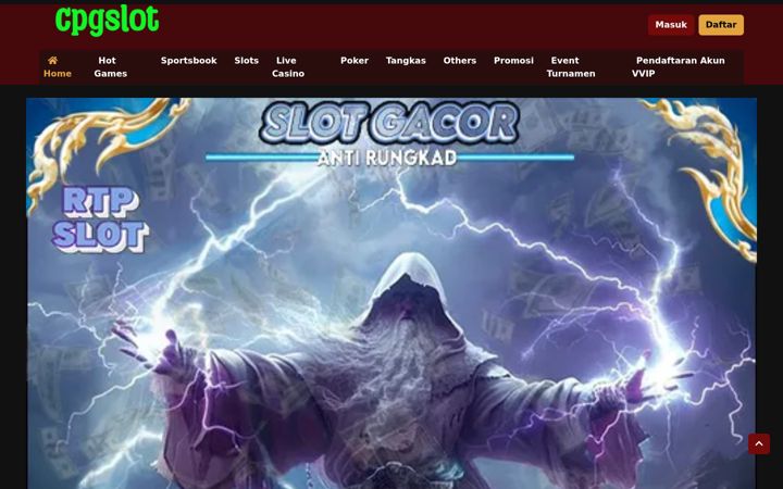 Screenshot of cpgslot.net