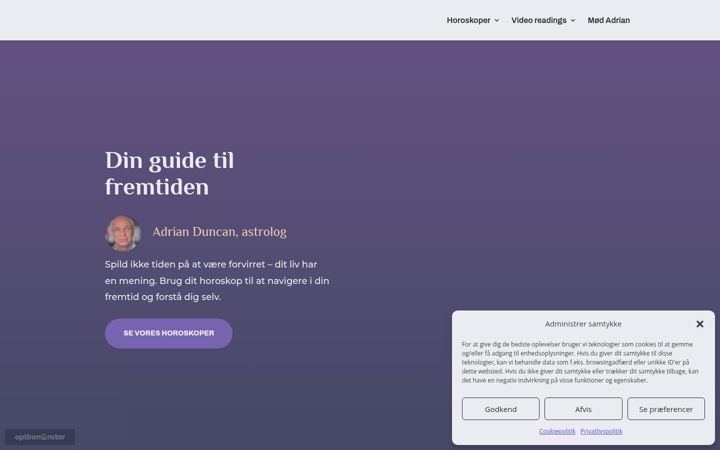 Screenshot von cphastro.com
