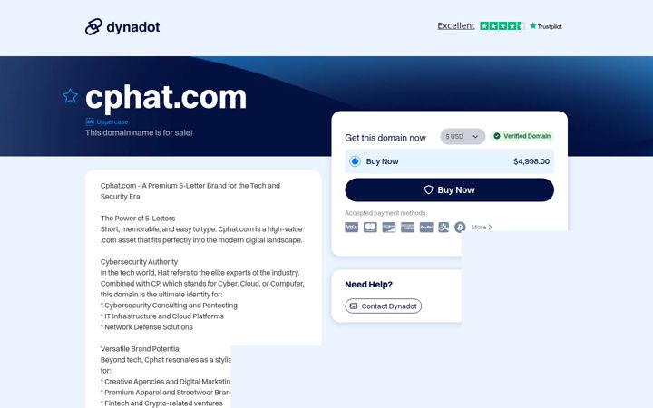 Screenshot of cphat.com