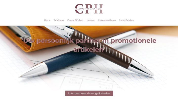 Screenshot of cphpromogiftsandmore.nl