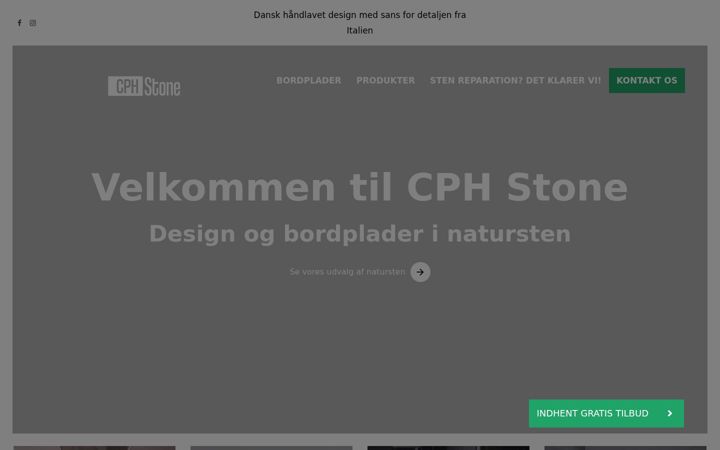 Screenshot of cphstone.dk