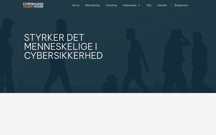 Screenshot di cphtalenthouse.dk
