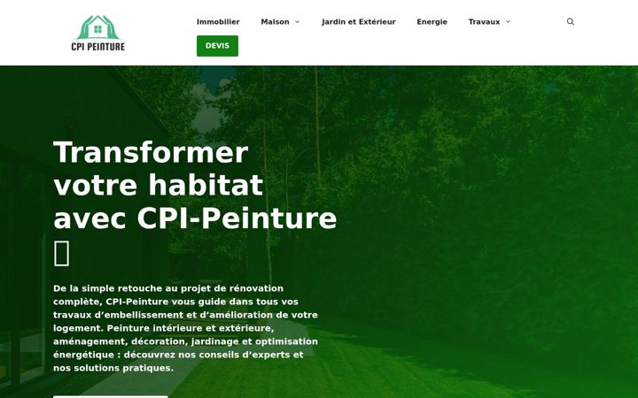 Screenshot di cpi-peinture.fr