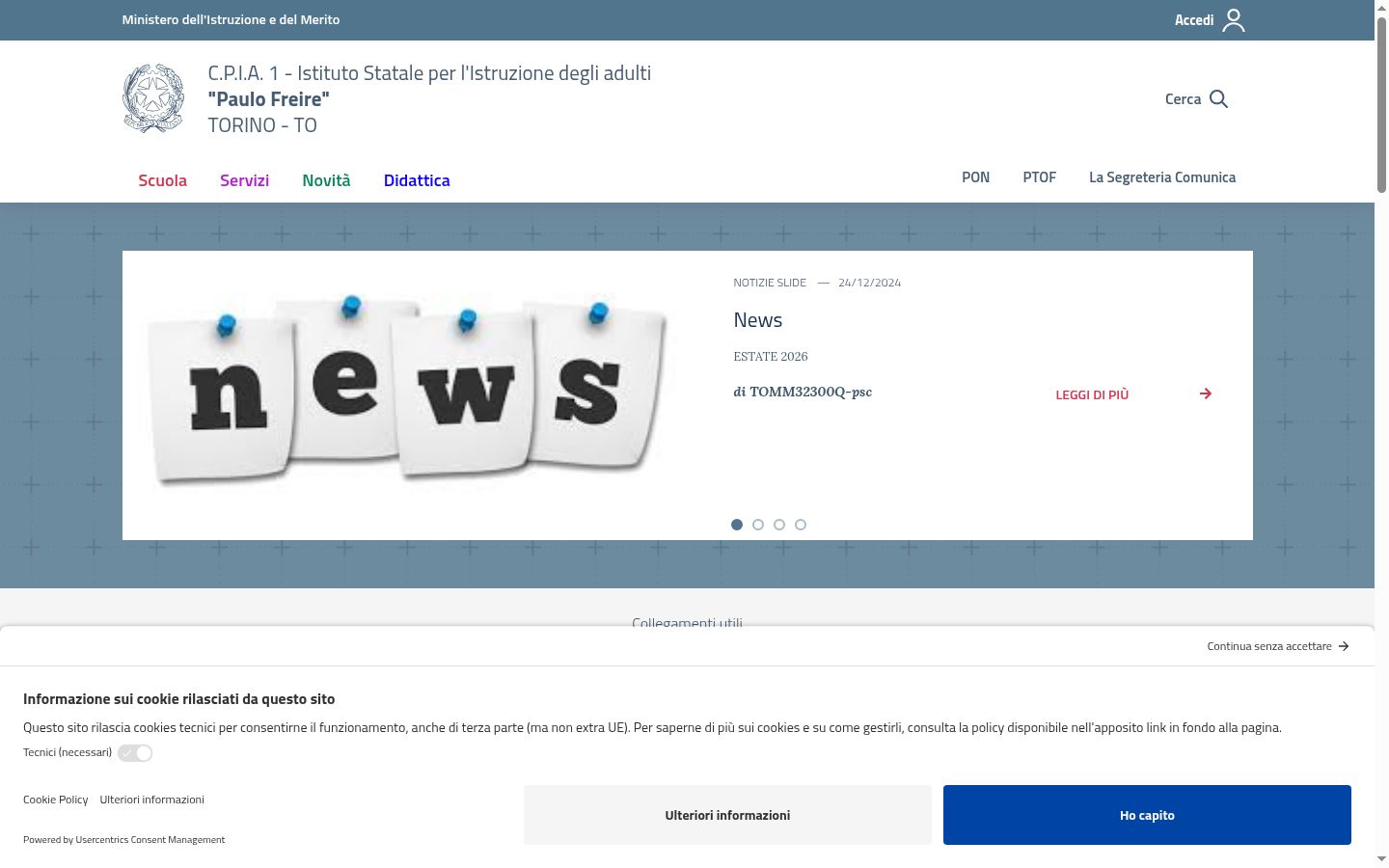 Screenshot van de toestemmingsbanner zoals getoond vóór enige interactie