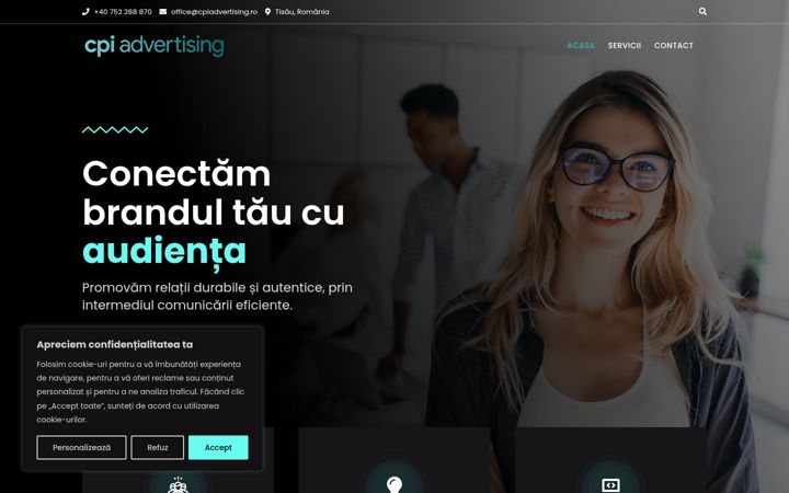 Screenshot of cpiadvertising.ro
