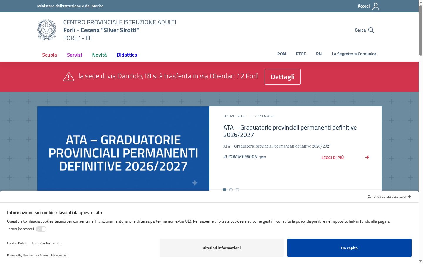 Posnetek zaslona pasice za privolitev, prikazane pred kakršno koli interakcijo