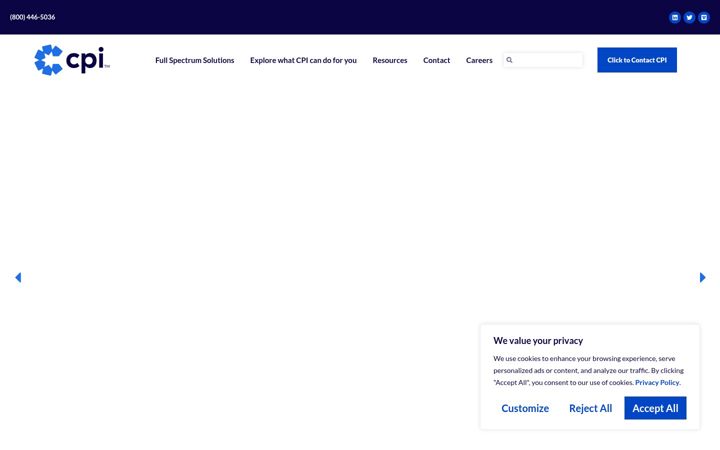 Screenshot of cpicardgroup.com