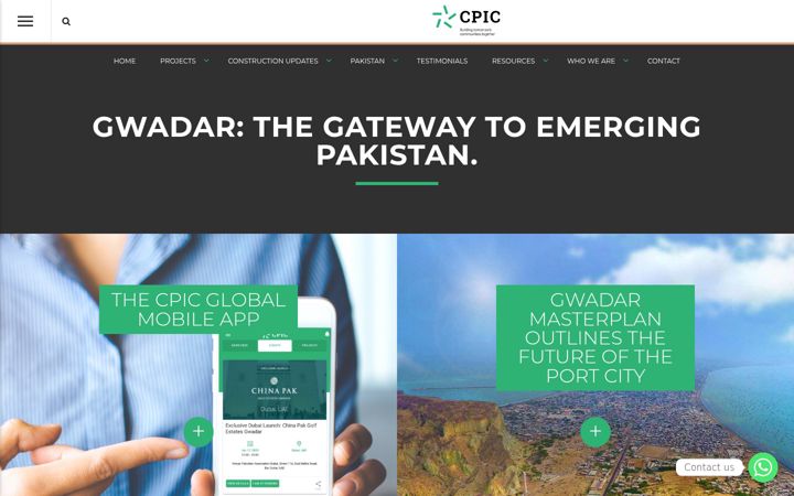 Screenshot of cpicglobal.com
