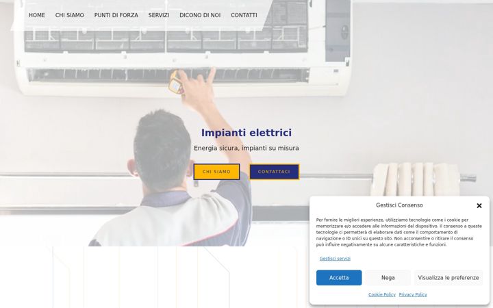 Screenshot of cpimpiantielettricisanremo.it