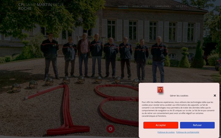 Screenshot of cpisaintmartinbelleroche.fr