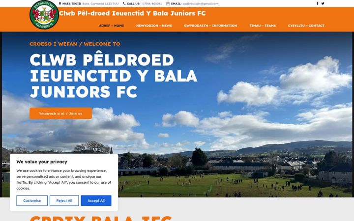 Screenshot of cpiybala.co.uk