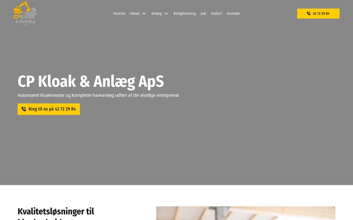 Screenshot of cpkloak-anlaeg.dk