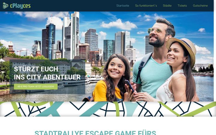 Screenshot of cplayces.de