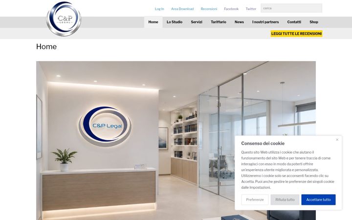 Screenshot of cplegal.eu