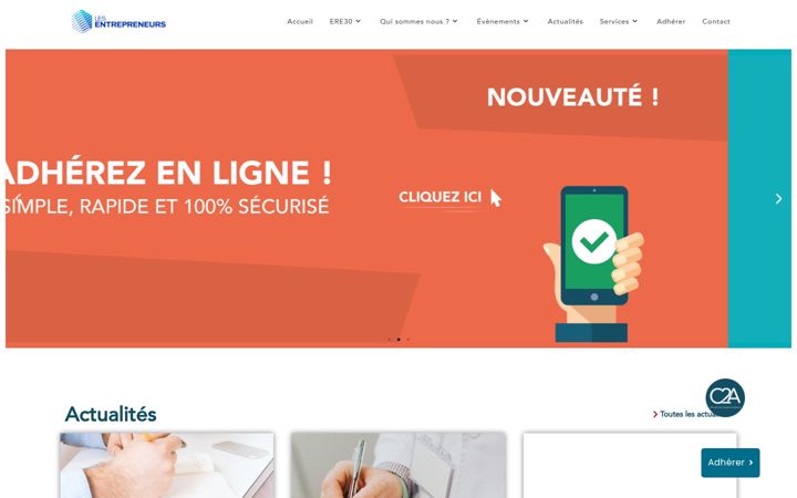 Screenshot von cpme30.fr