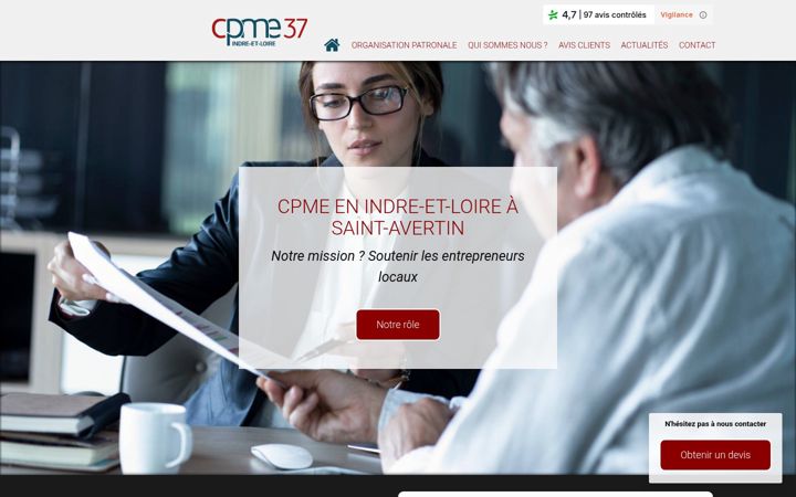 Screenshot von cpme37-avis.fr