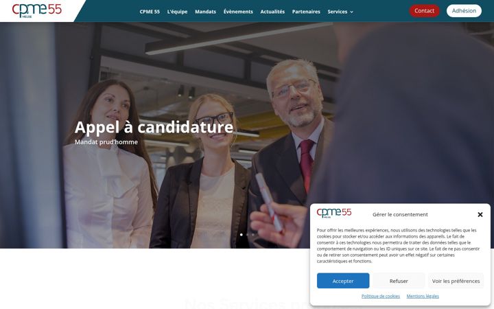 Screenshot of cpme55.fr