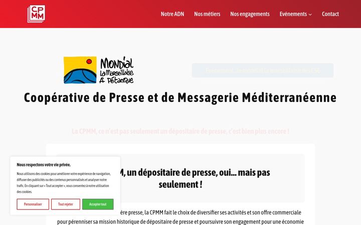 Screenshot von cpmm-distribution.fr