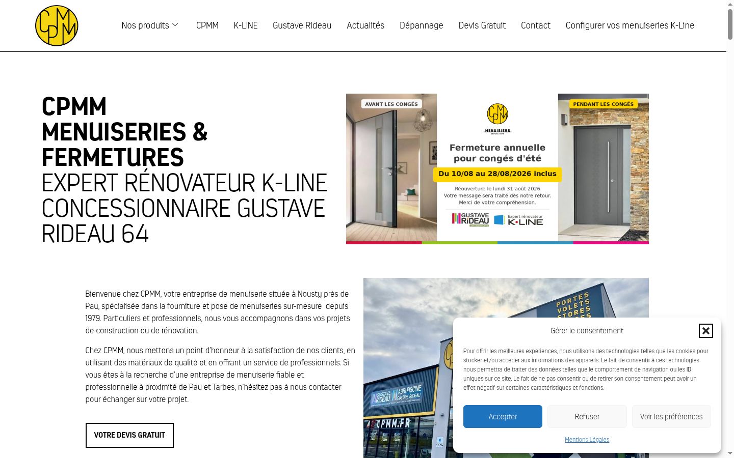 Screenshot tal-banner tal-kunsens muri qabel kwalunkwe interazzjoni