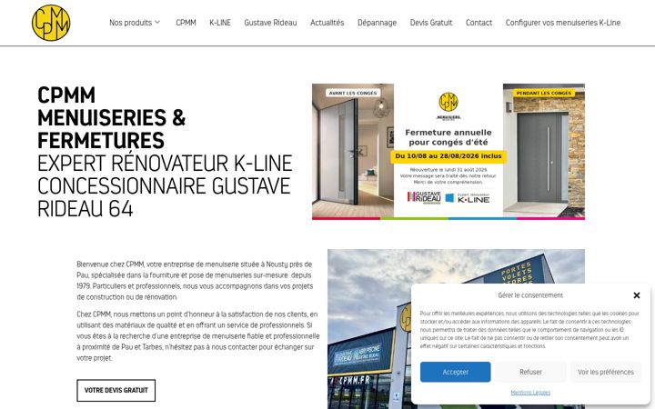 Screenshot of cpmm.fr