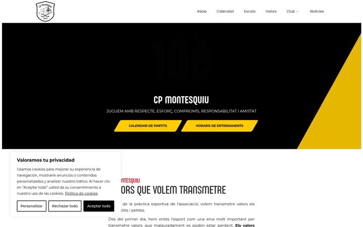 Screenshot of cpmontesquiu.com