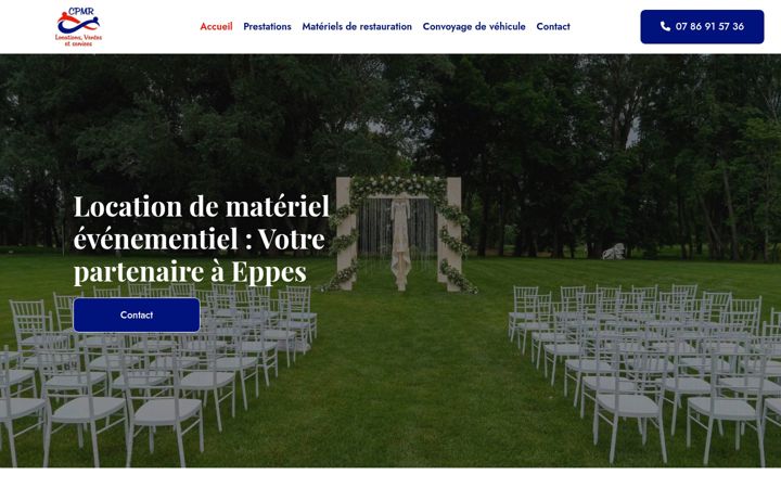 Screenshot of cpmr-sas.fr