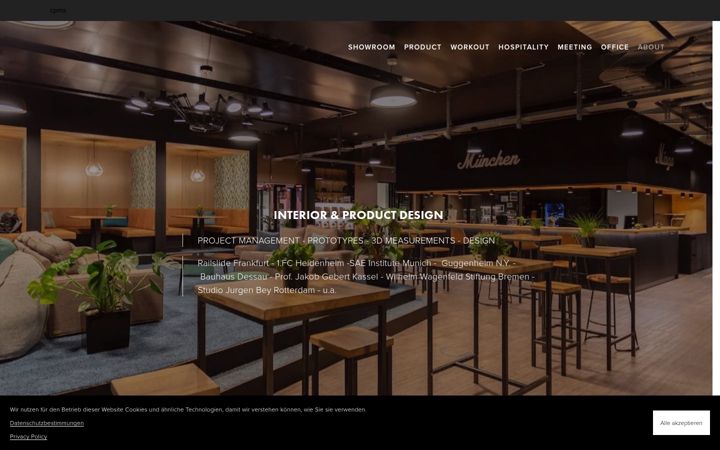 Screenshot of cpms-design.com
