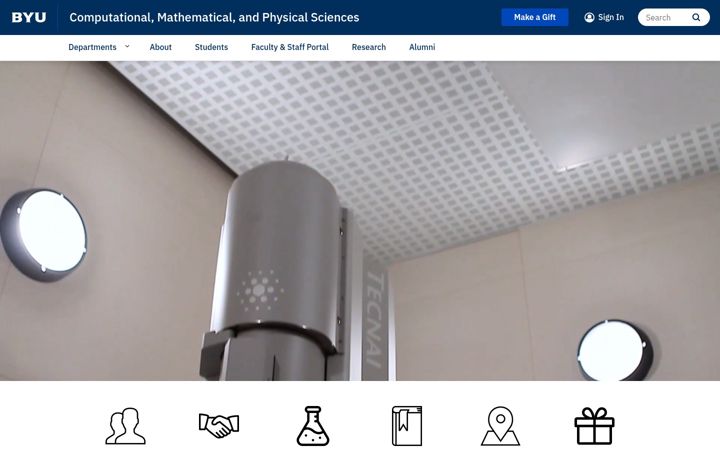 Screenshot of cpms.byu.edu