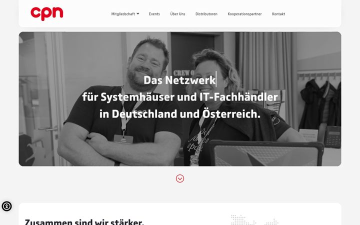 Screenshot of cpn.network