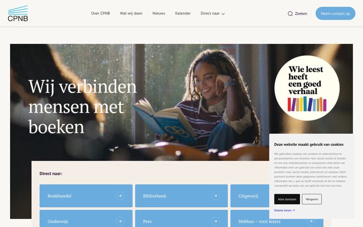 Screenshot of cpnb.nl