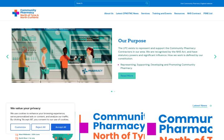 Screenshot of cpnot.org.uk