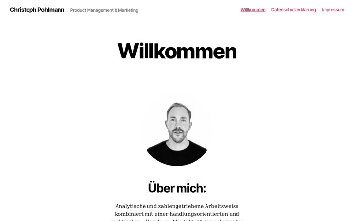 Screenshot of cpohlmann.com