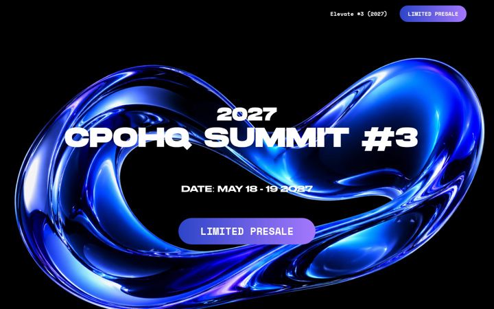 Screenshot of cpohqelevate.com