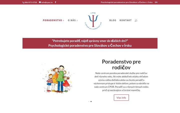 Skærmbillede af cpor.ie