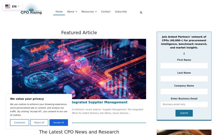 Screenshot of cporising.com