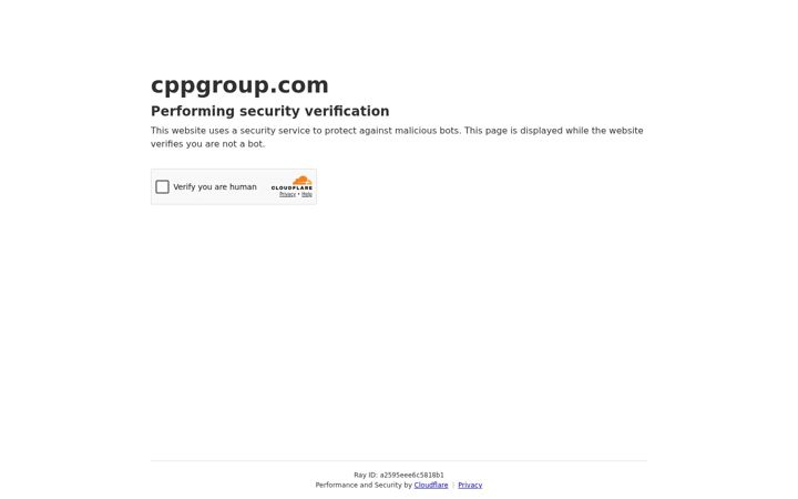 Screenshot of cppgroup.com