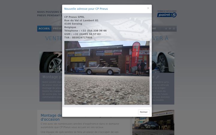 Screenshot of cppneus.be