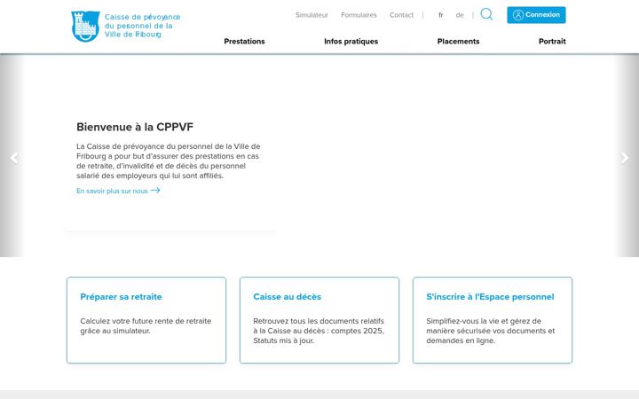 Screenshot of cppvf.ch