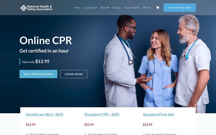 Screenshot of cpr.io