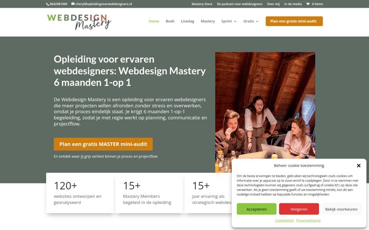 Screenshot of cprecision.nl