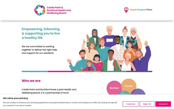 Screenshot of cprhealthandwellbeing.org.uk