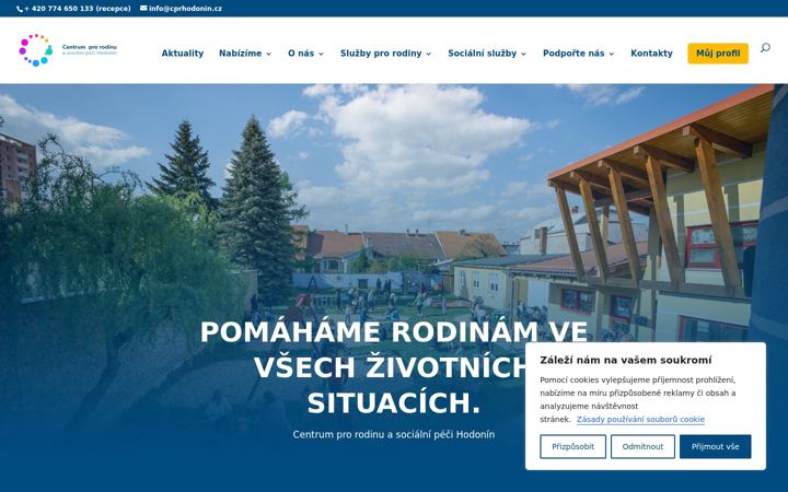 Skärmbild av cprhodonin.cz